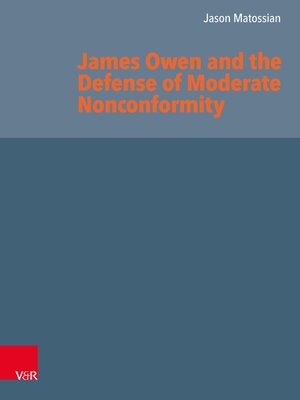cover image of James Owen and the Defense of Moderate Nonconformity